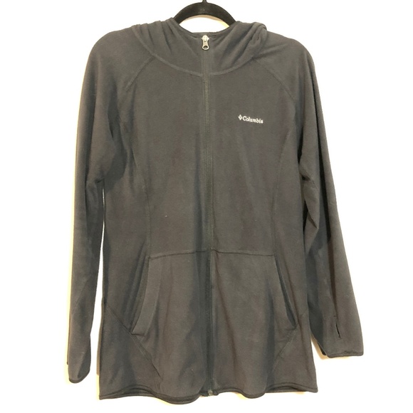 Columbia Jackets & Blazers - Columbia Women's Gray Hooded Full Zip Fleece - L